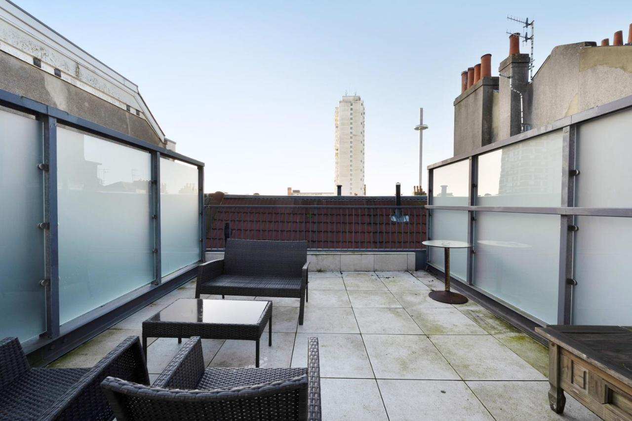 The I360 Flat, Penthouse, Sea View, Large Private Roof Terrace, Central Brighton 2 Bedroom, Up To 6 Guests Exterior foto